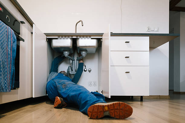 Professional Drain Cleaning technician working in Edwardsville, AL